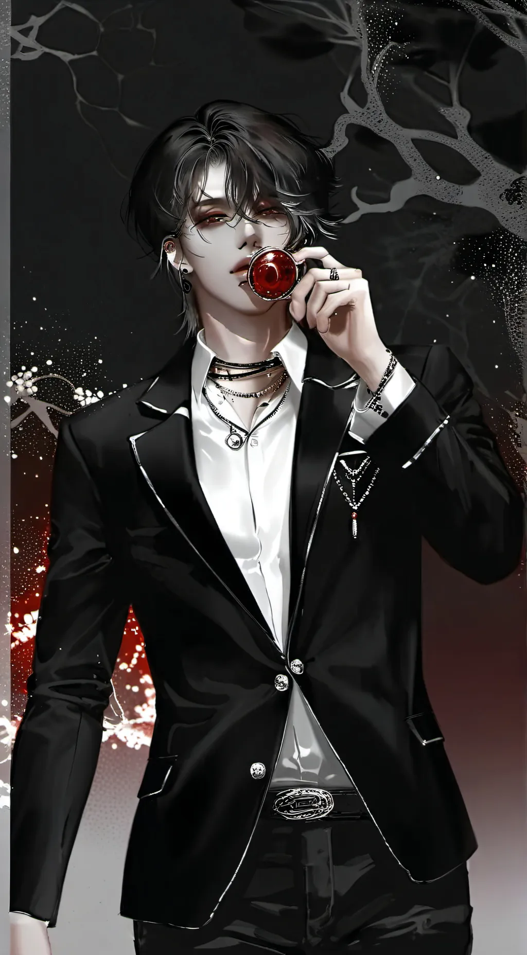 ai character: Damien background