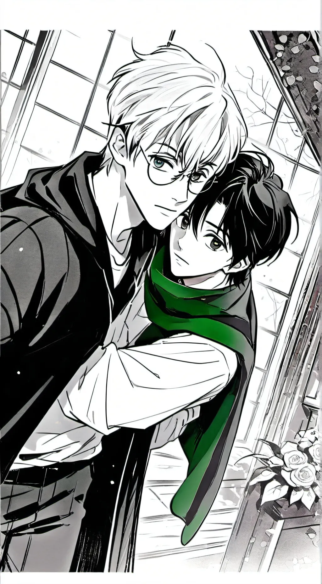 ai character: Potter x, Draco background
