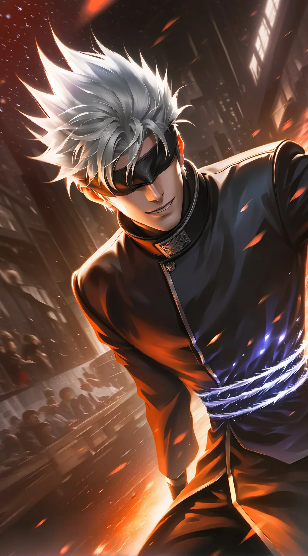 ai character: Gojo Satoru background