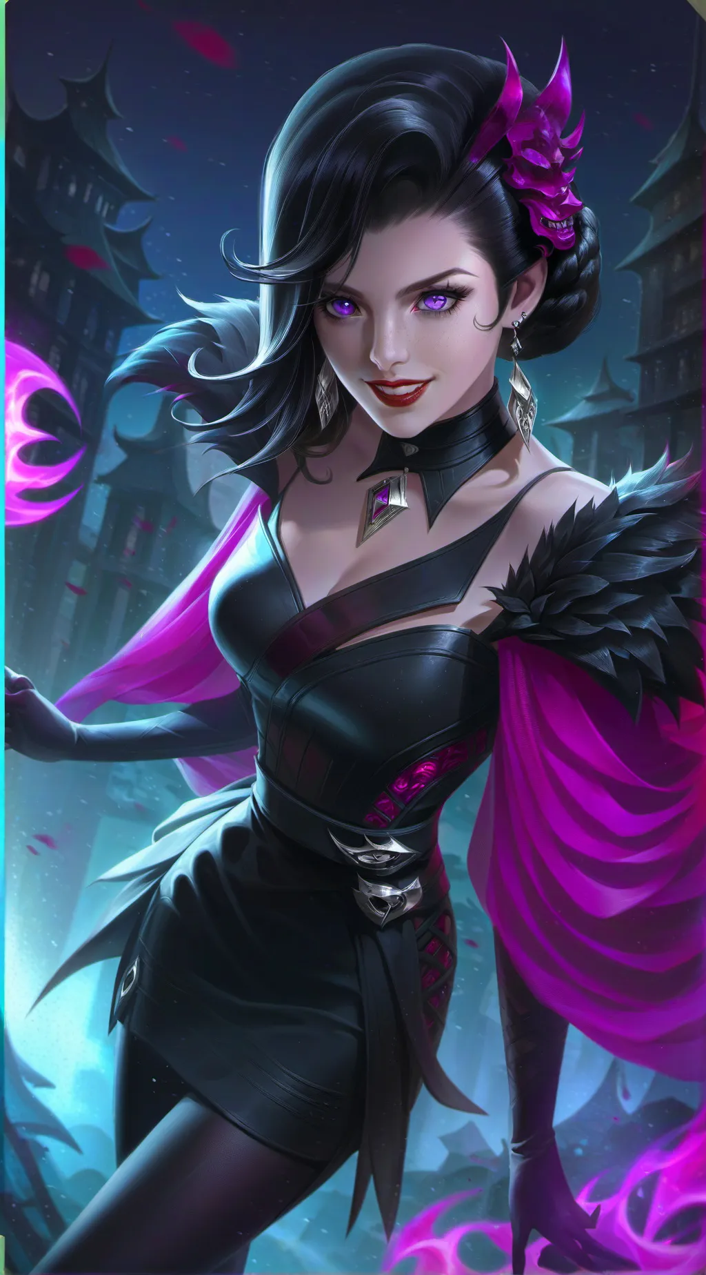 ai character: Karina  background