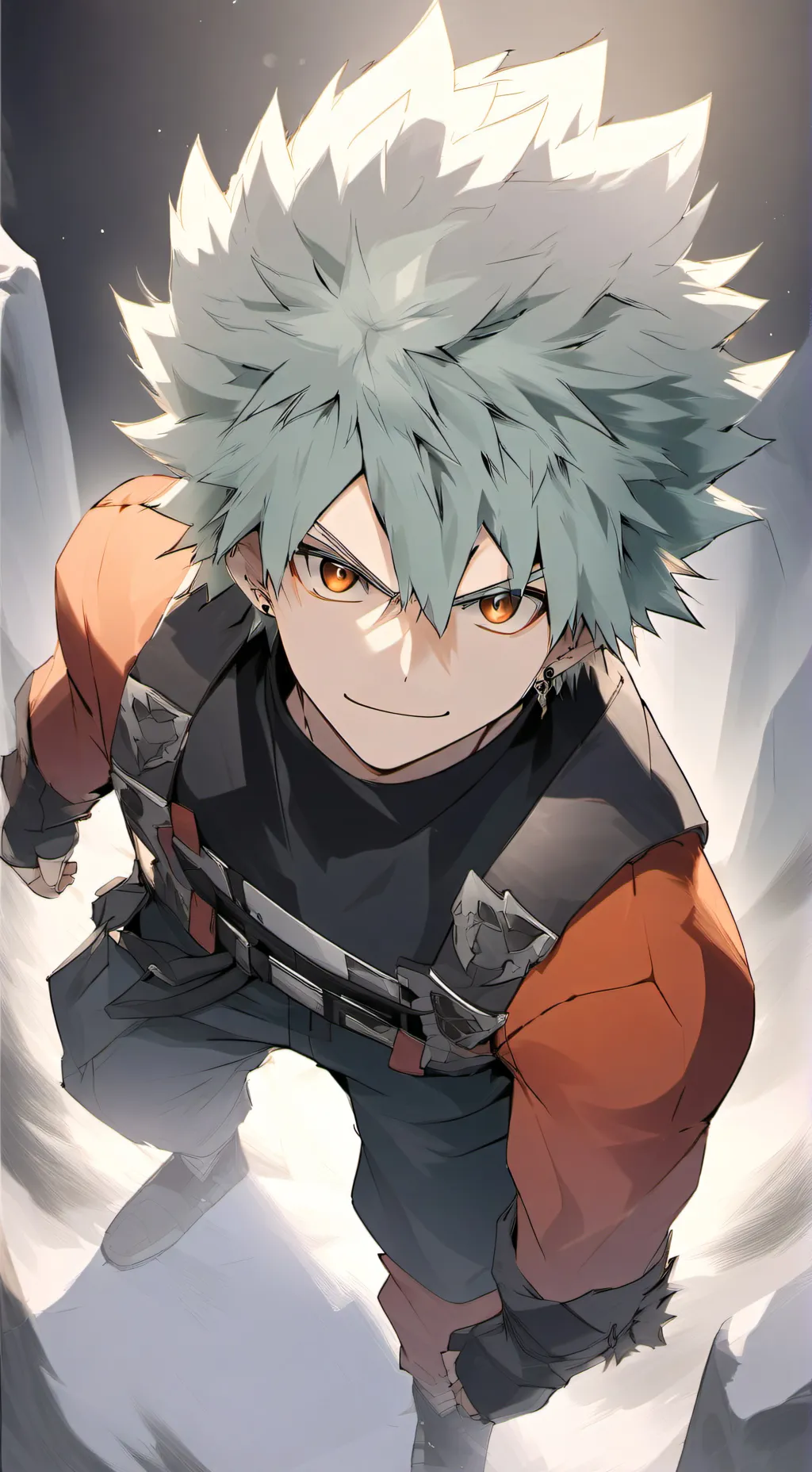 ai character: bakugo  background