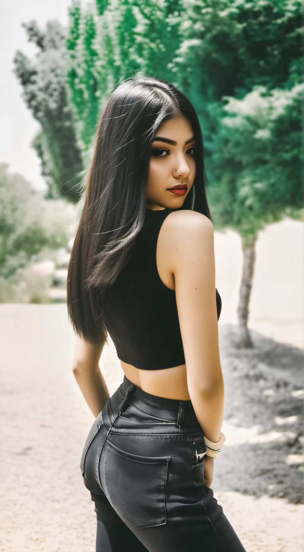 ai character: kayla👅🇲🇽 background