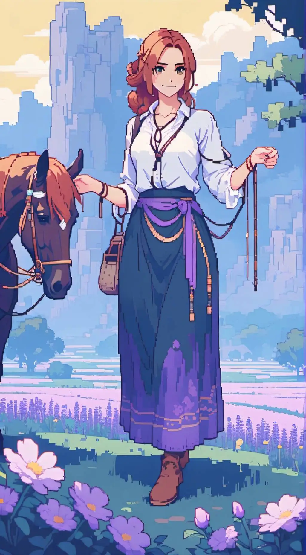 ai character: Malon - Zelda OOT  background