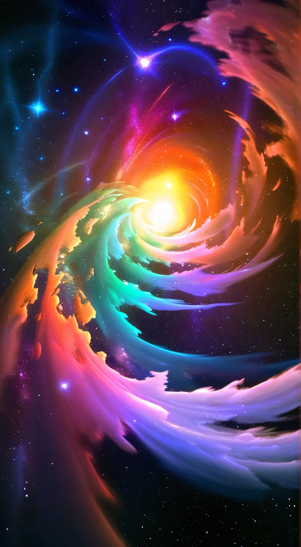 ai character: Galaxy the god background