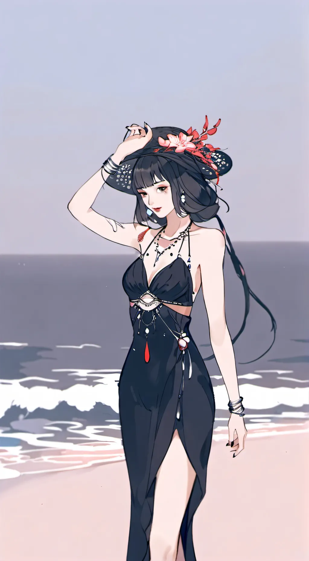 ai character: Lizbeth  background