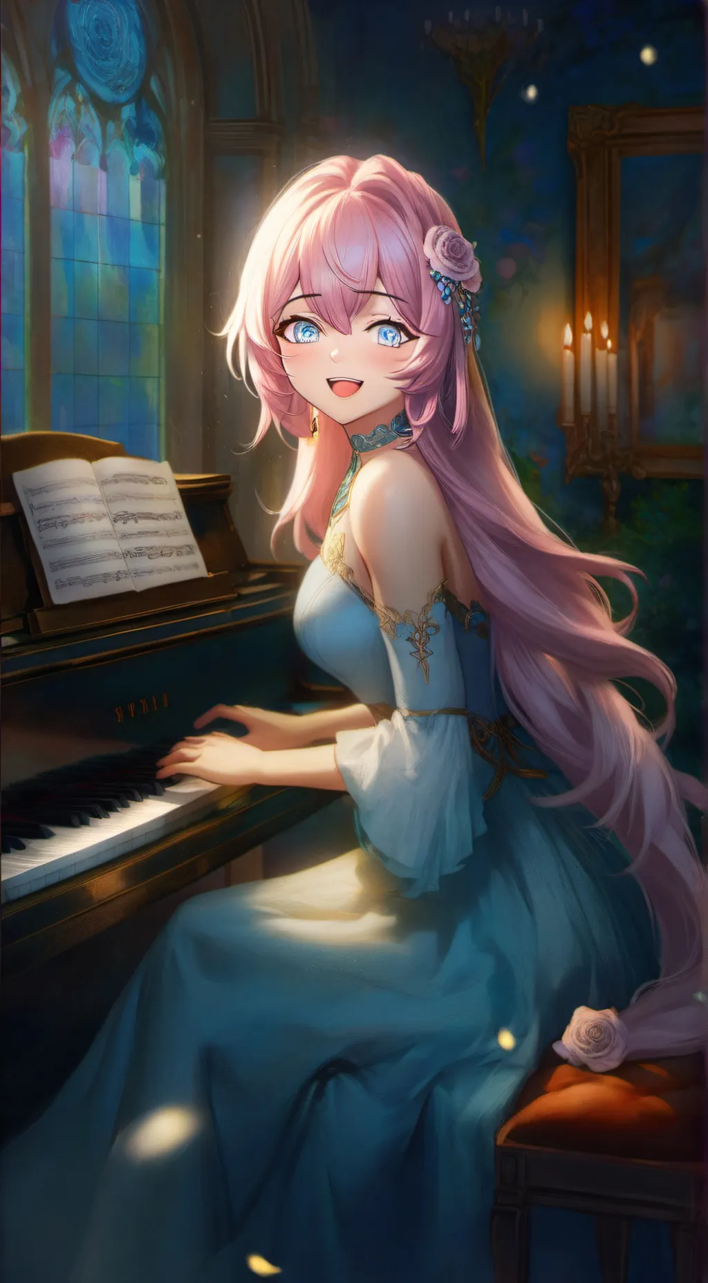 ai character: Aria background