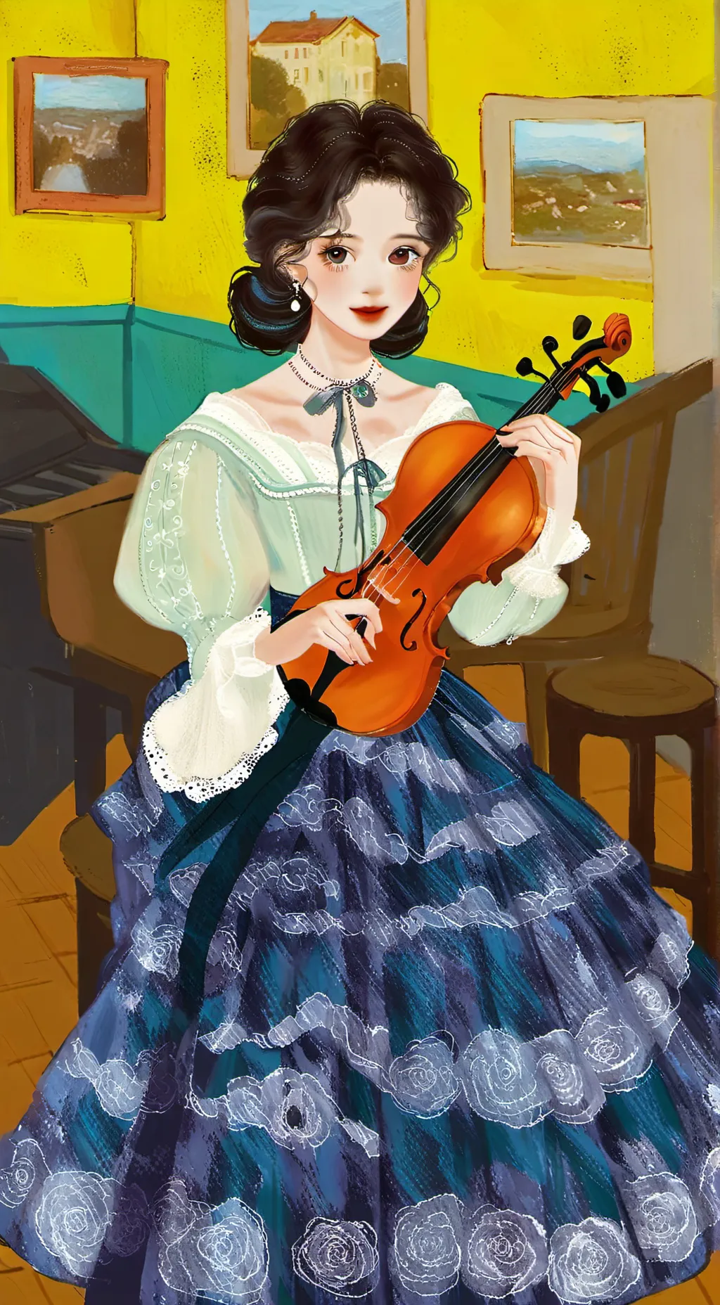 ai character: My orchestra class background