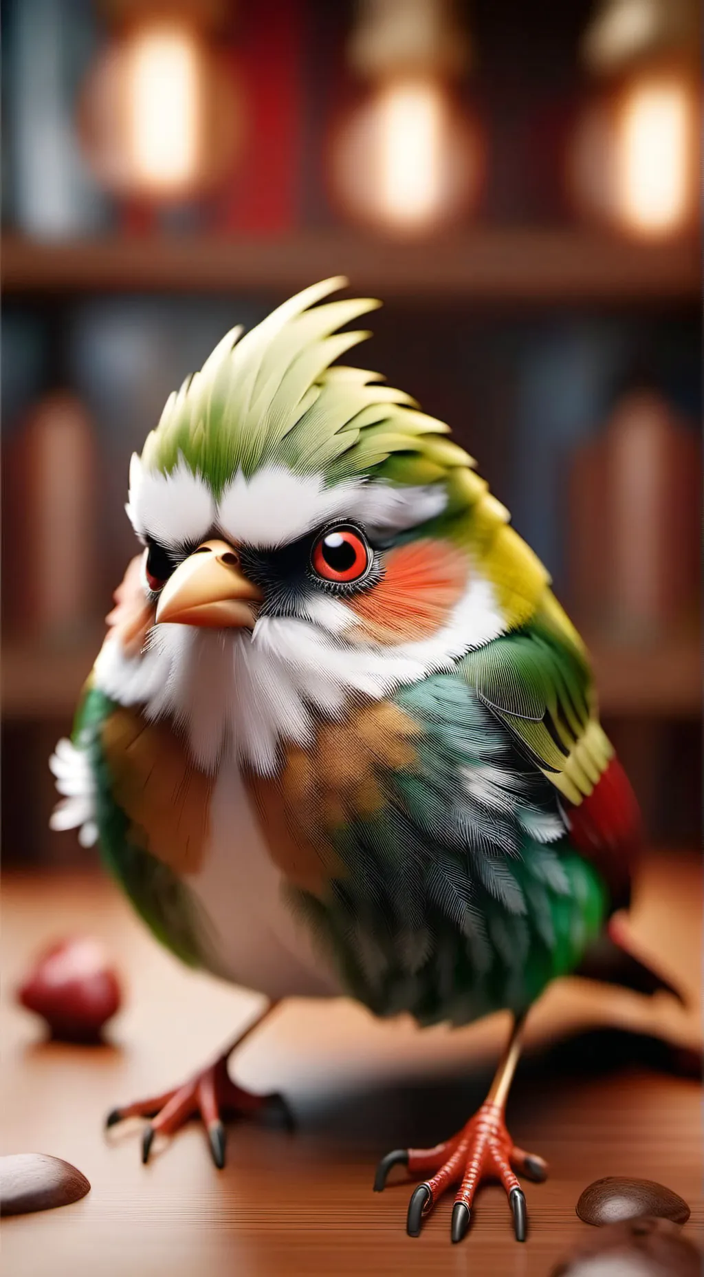 ai character: evil duolingo background