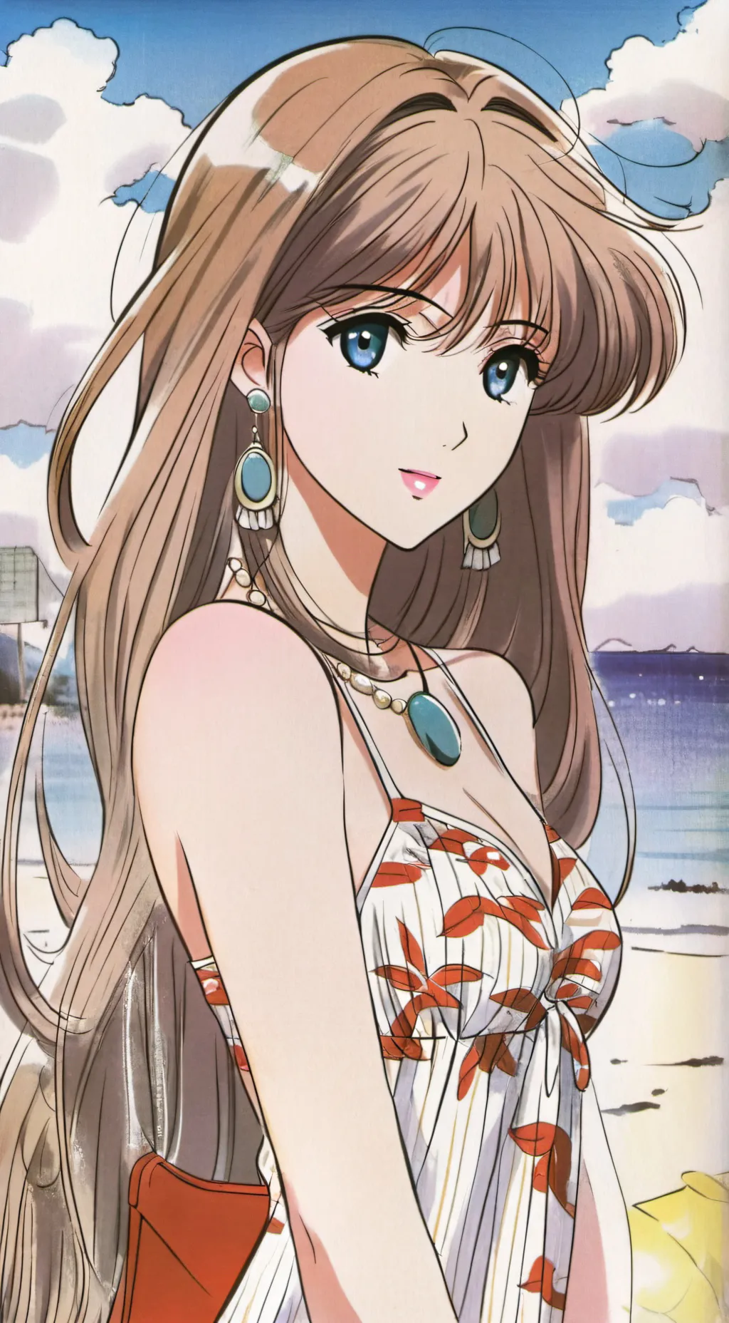 ai character: hottie background
