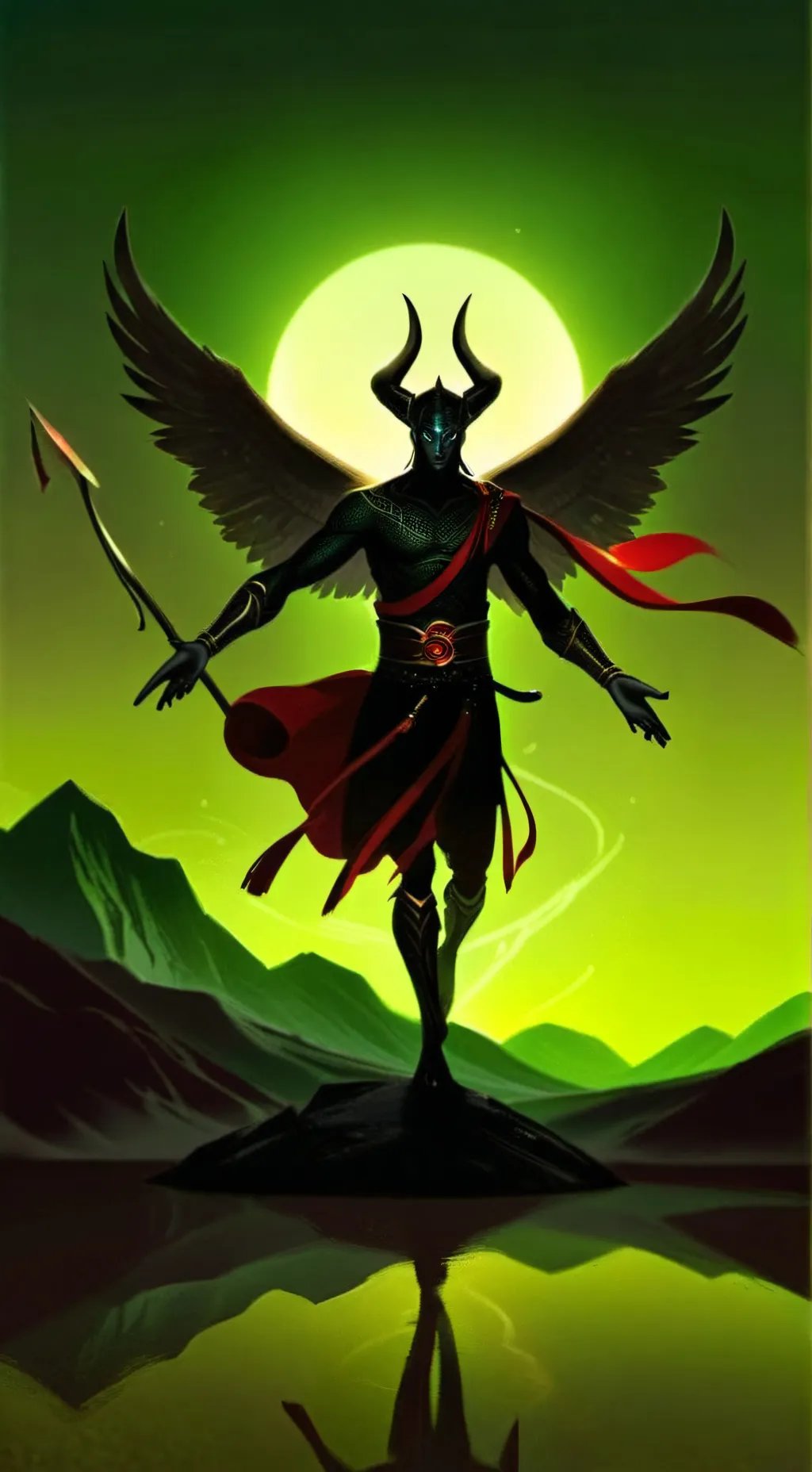 ai character: azazel background