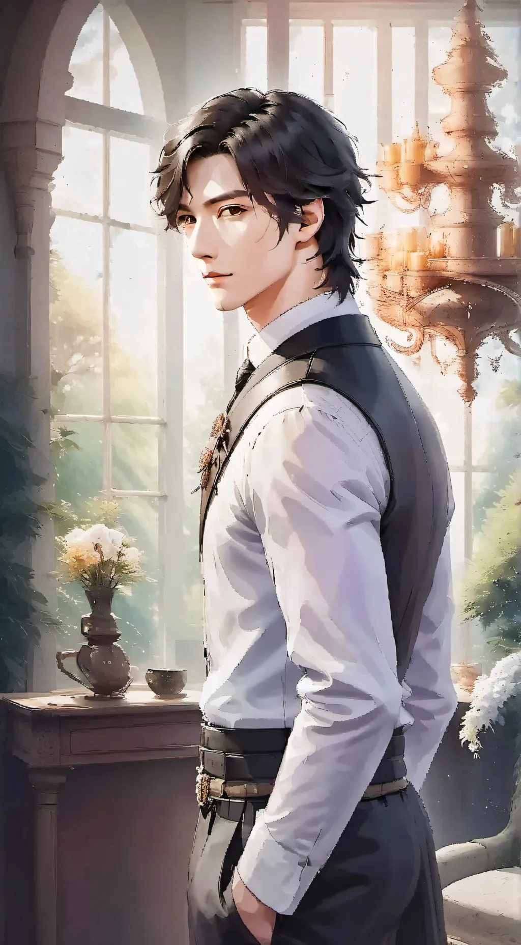 ai character: ka Yòng background