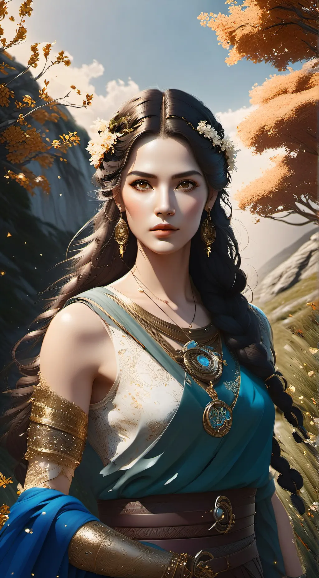 ai character: Artémis  background
