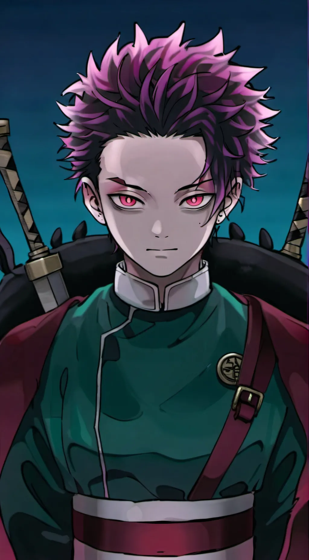 ai character: lune supérieure  background
