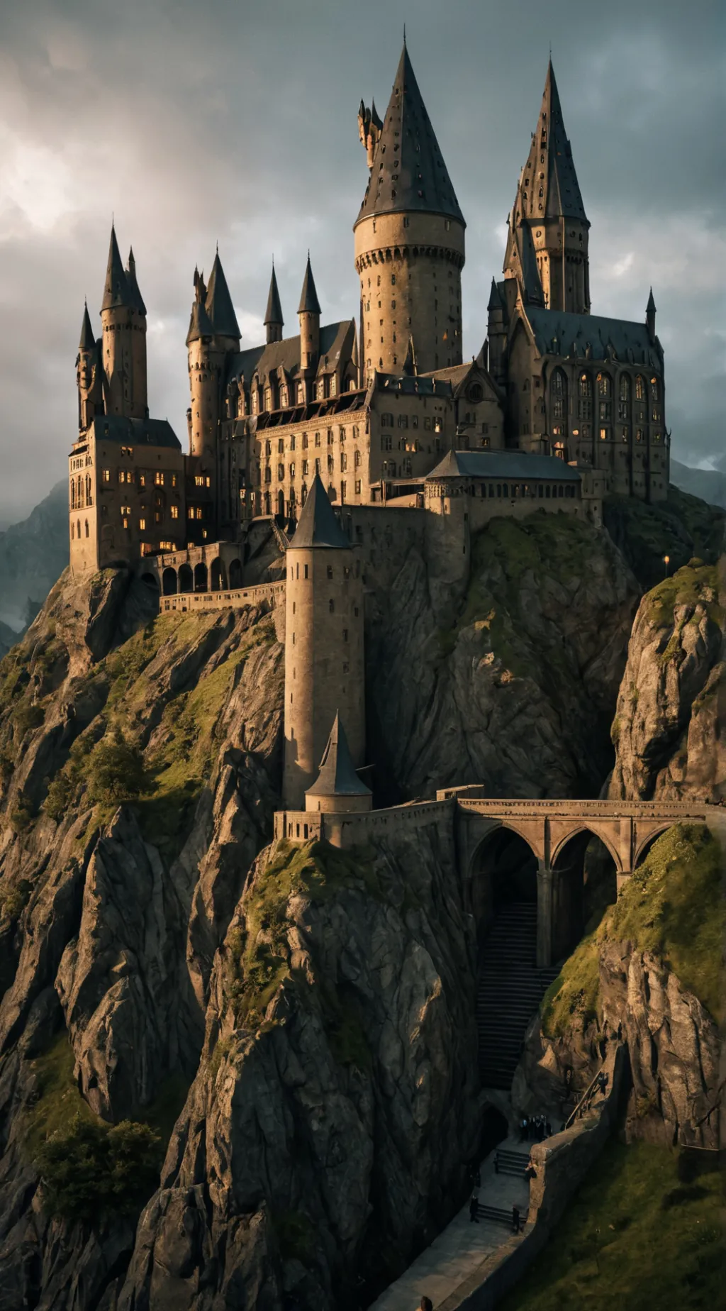 ai character: Hogwarts background