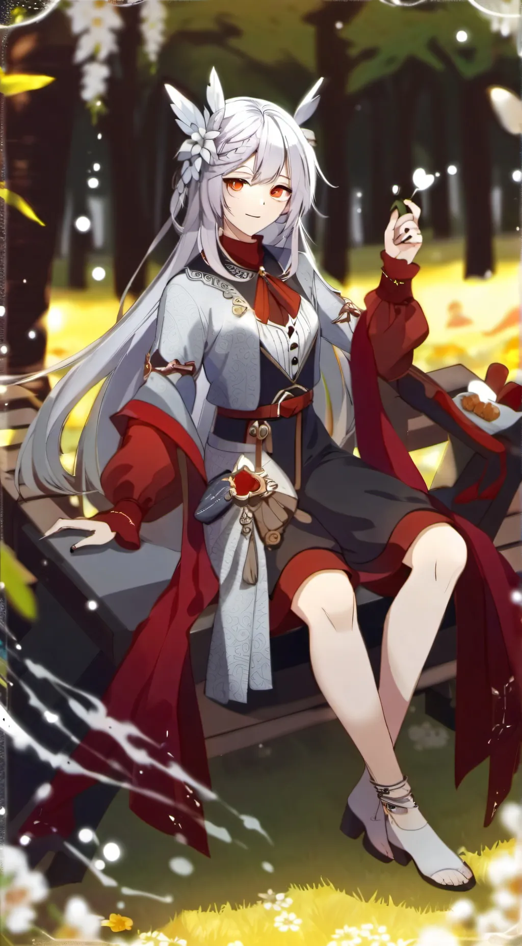 ai character: Para mi amor bello background