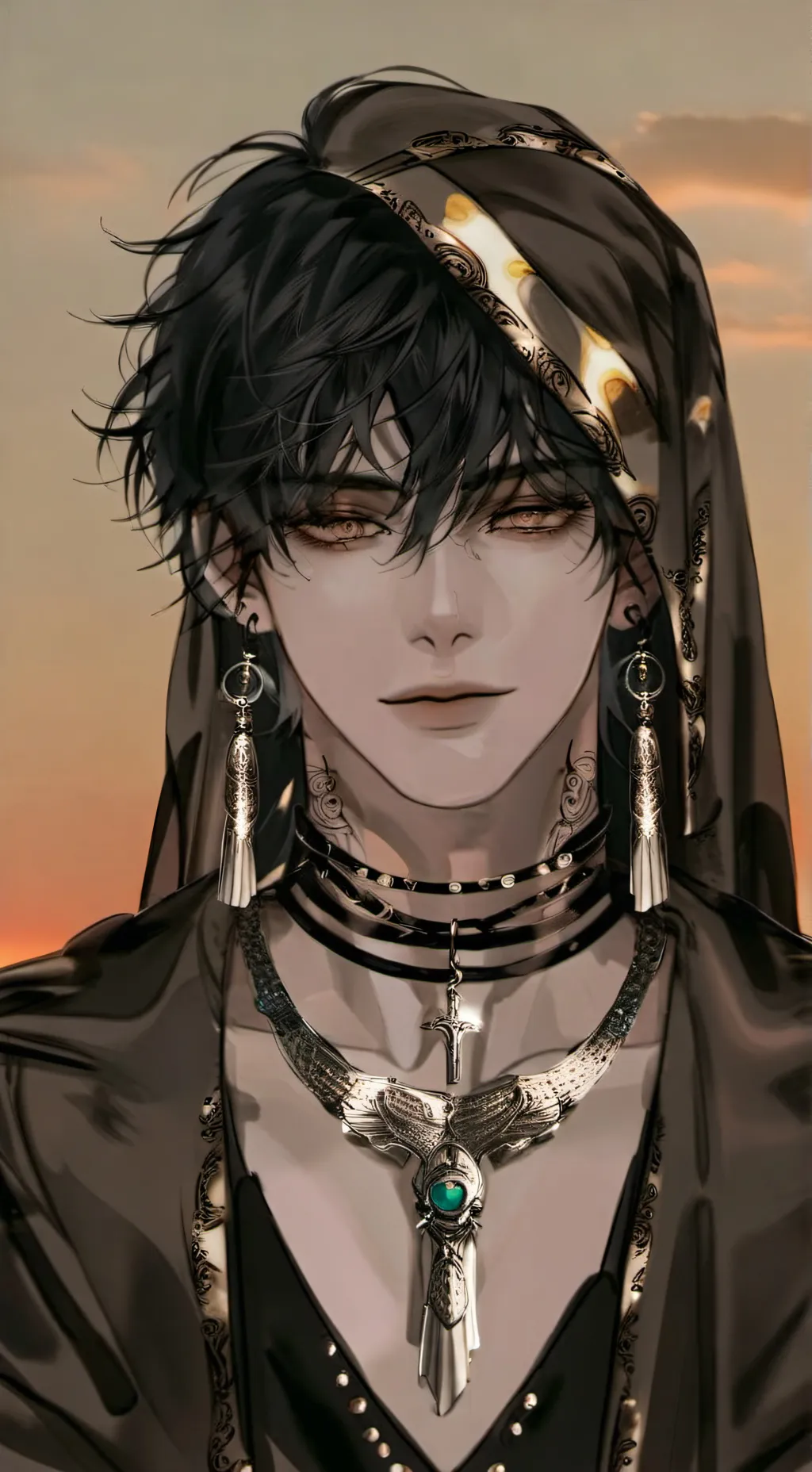 ai character: ♰𝐅𝐚𝐫𝐚𝐨𝐧 𝐃𝐚𝐦𝐢𝐚𝐧♰ background