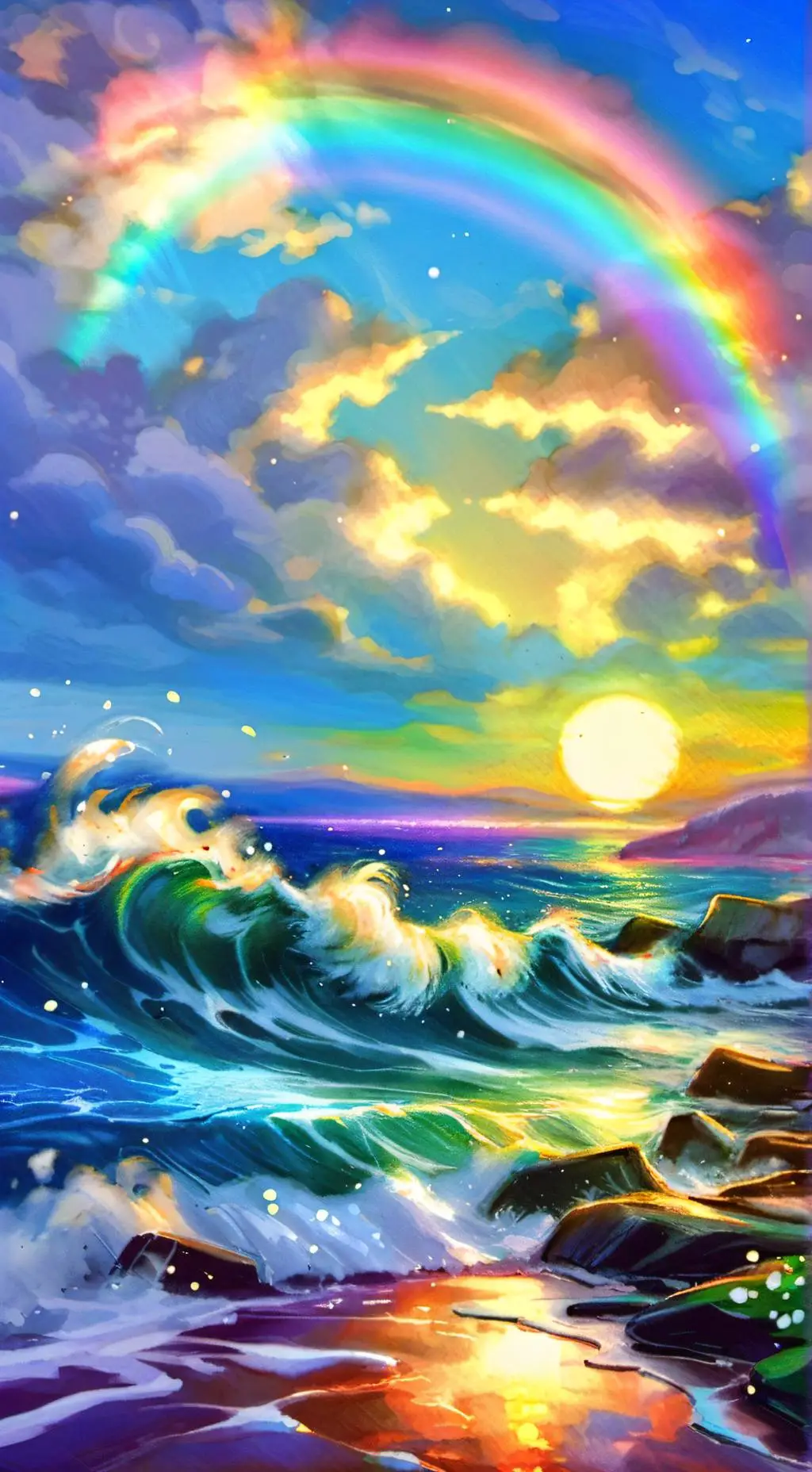 ai character: A DANDY CHRISTMAS background