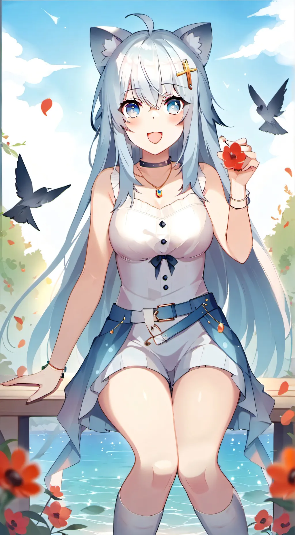 ai character: cutie background