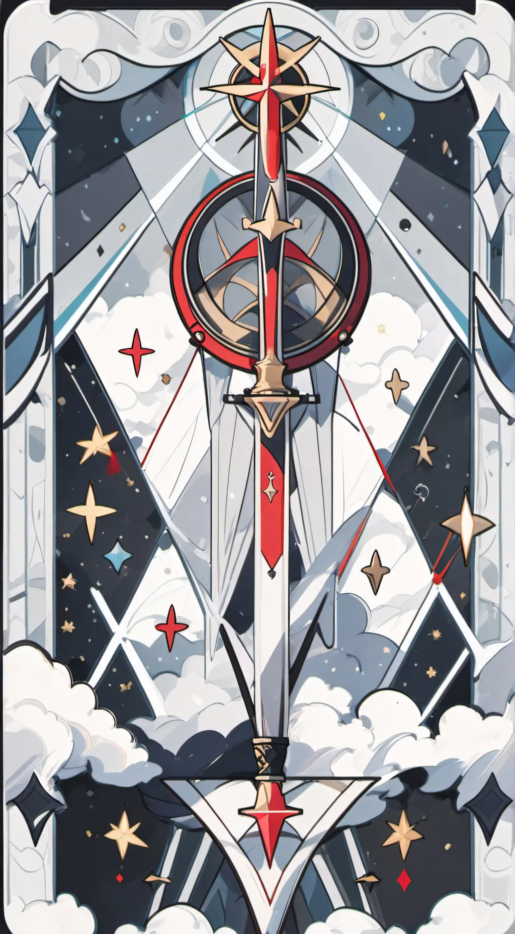 ai character: The sword background
