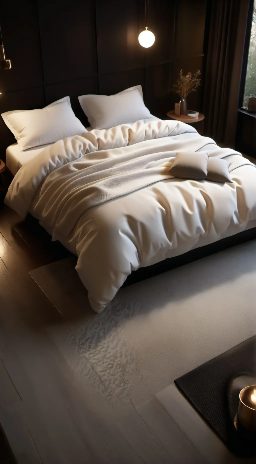 ai character: The bed background