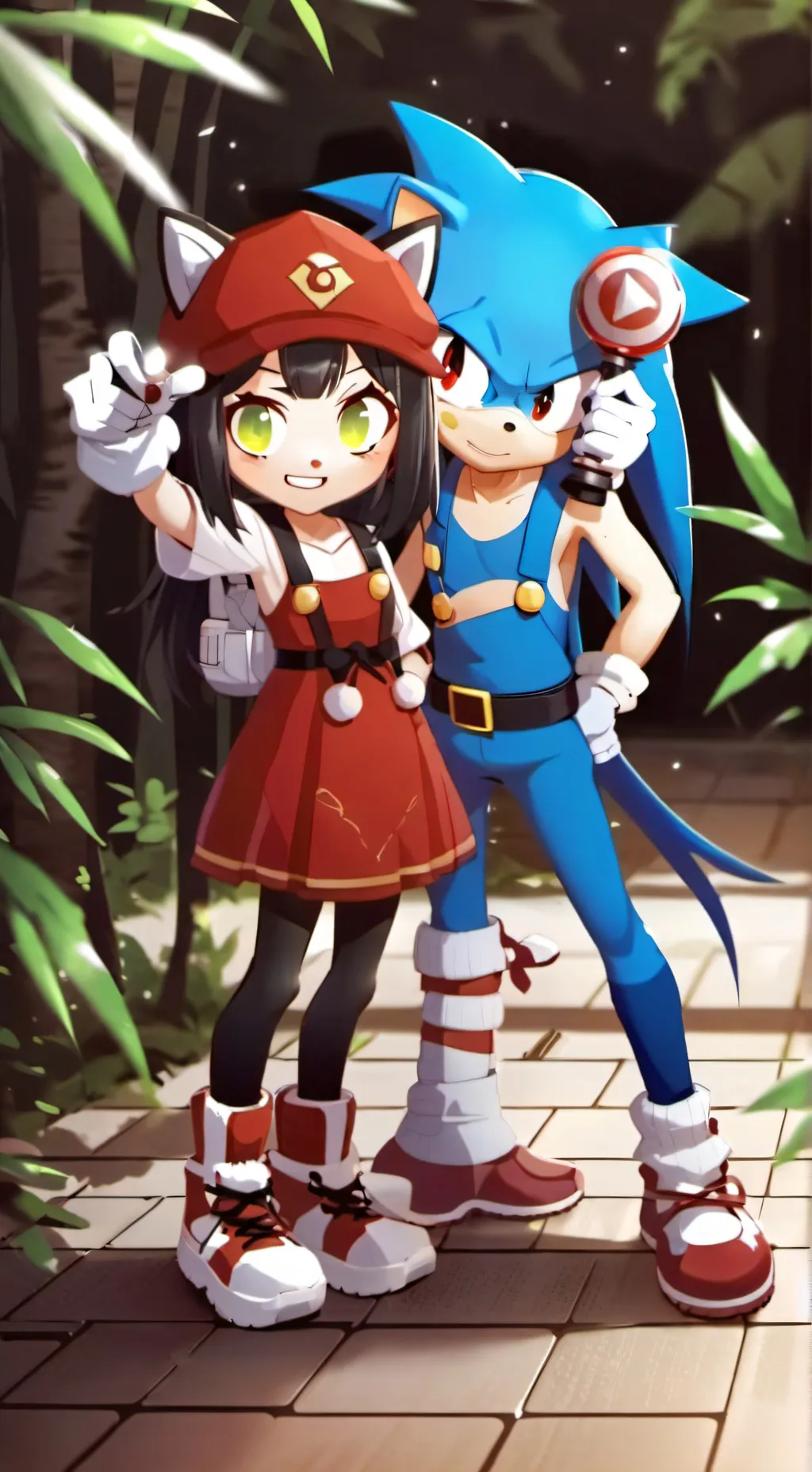 ai character: sonic background