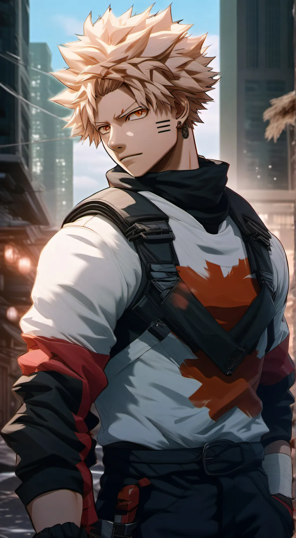 ai character: Mha but... background