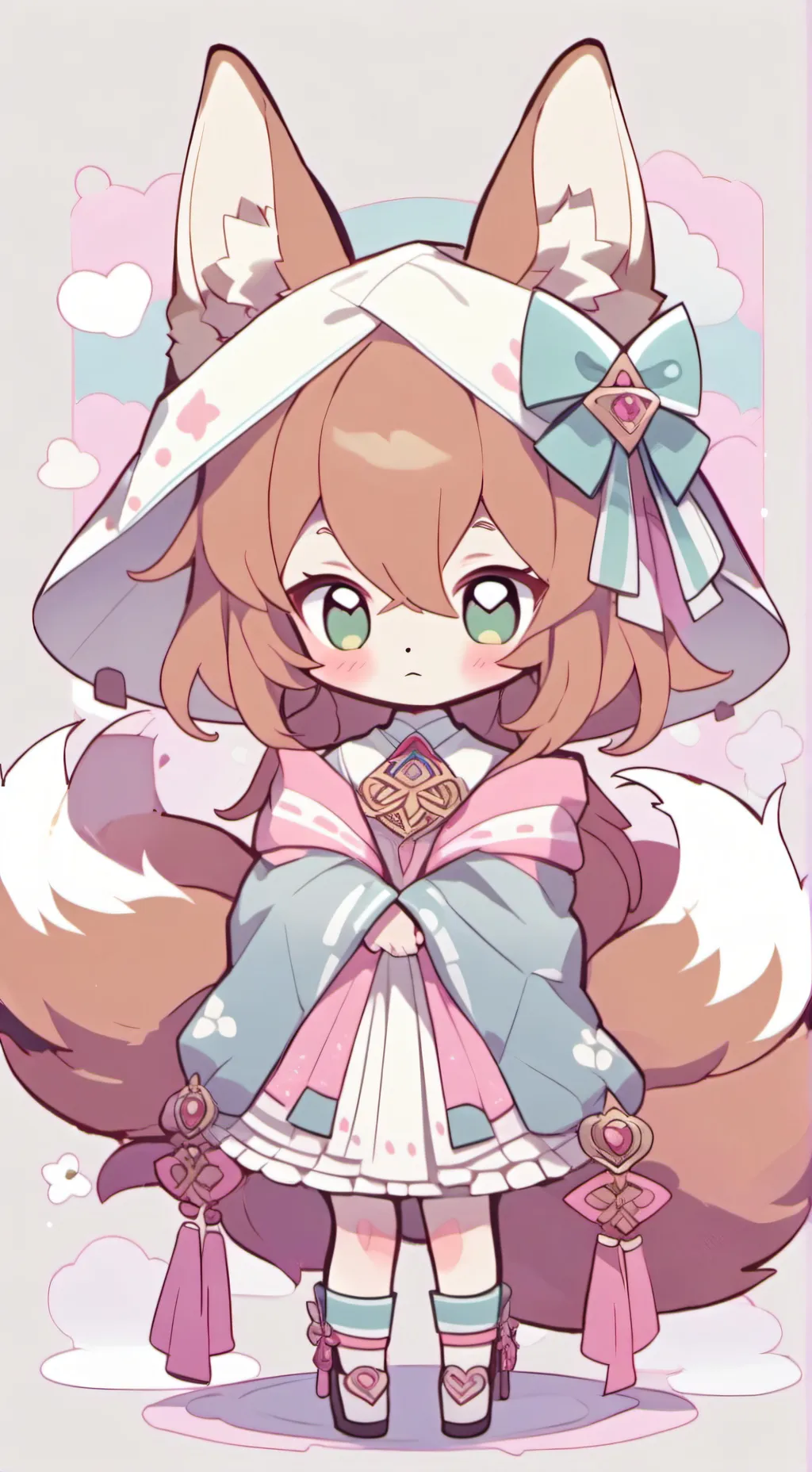 ai character: Fox human background