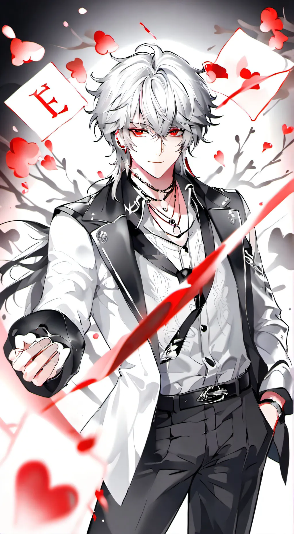 ai character: ✨ Ein☠️ background