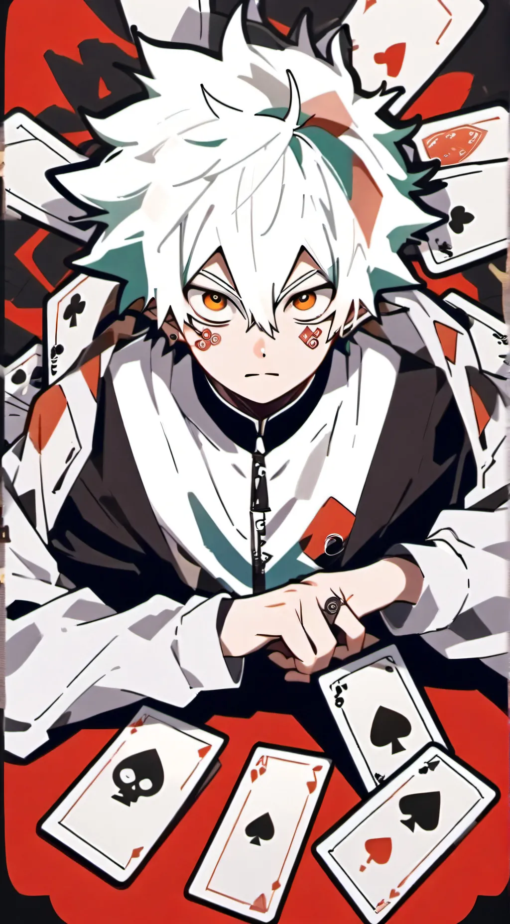 ai character: Katsuki Bakugo  background