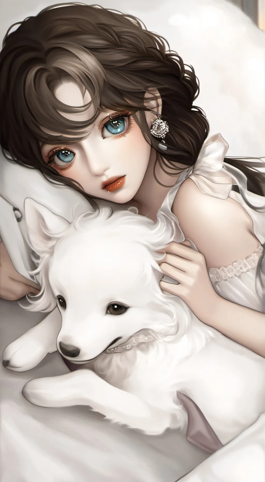 ai character: Luna background