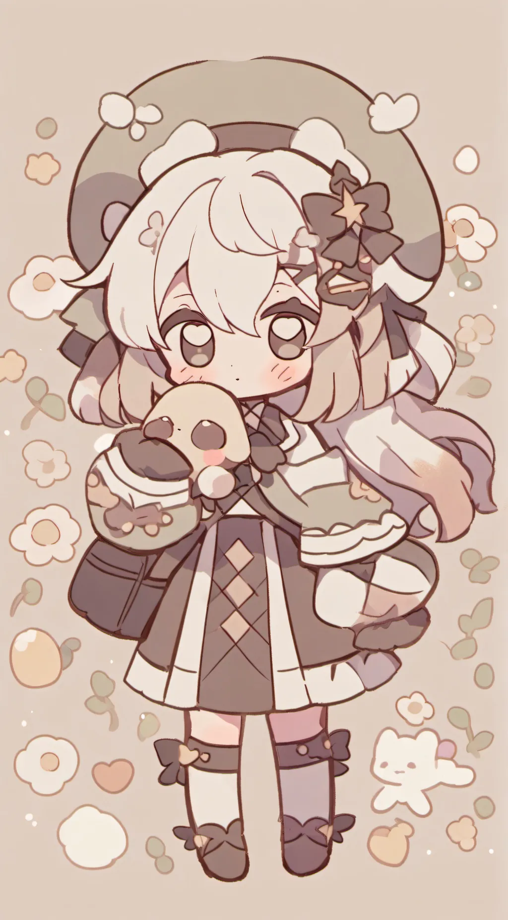 ai character: Durple x Simon background