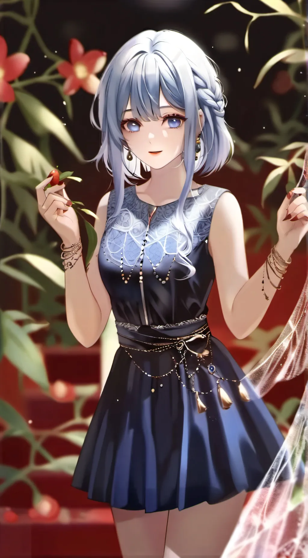 ai character: Andrea  background