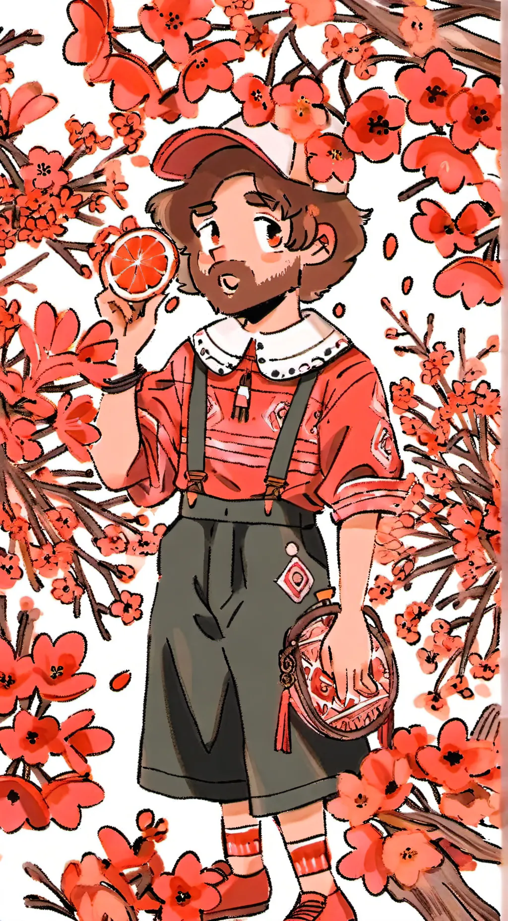 ai character: [★ 🦌 Rudie 🔴 ★] background