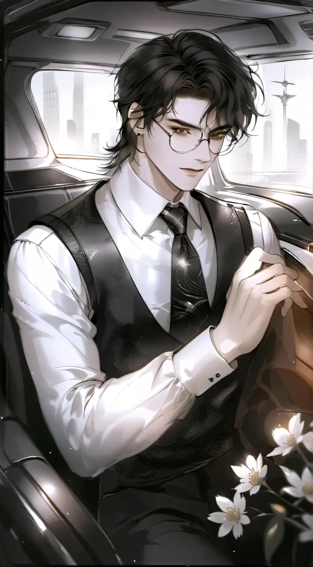 ai character: 𝚅𝚒𝚗𝚌𝚎𝚗𝚣𝚘× background