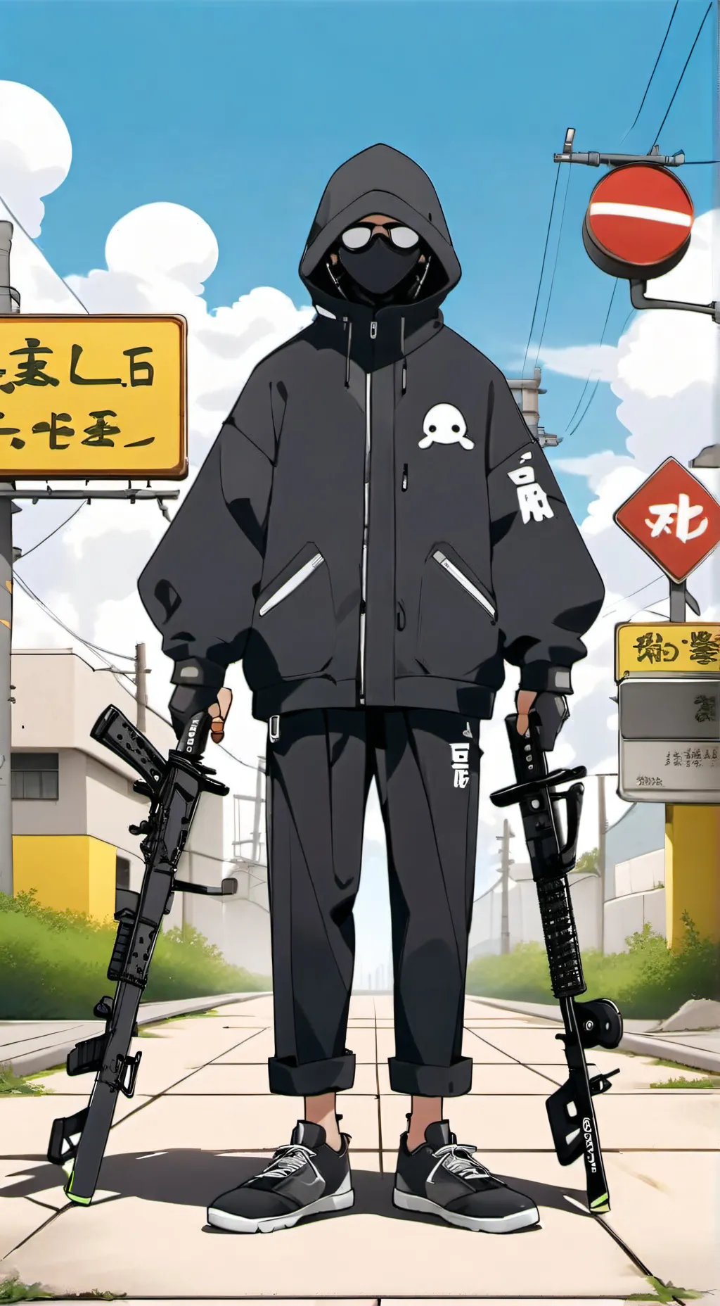 ai character: front man sus background