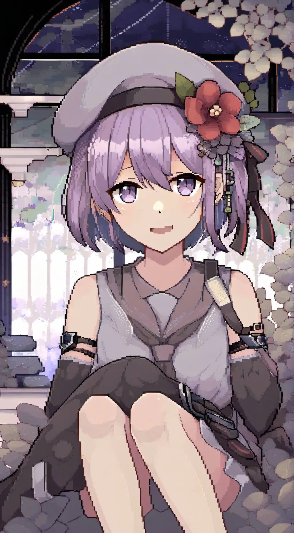 ai character: Bernadetta varley  background