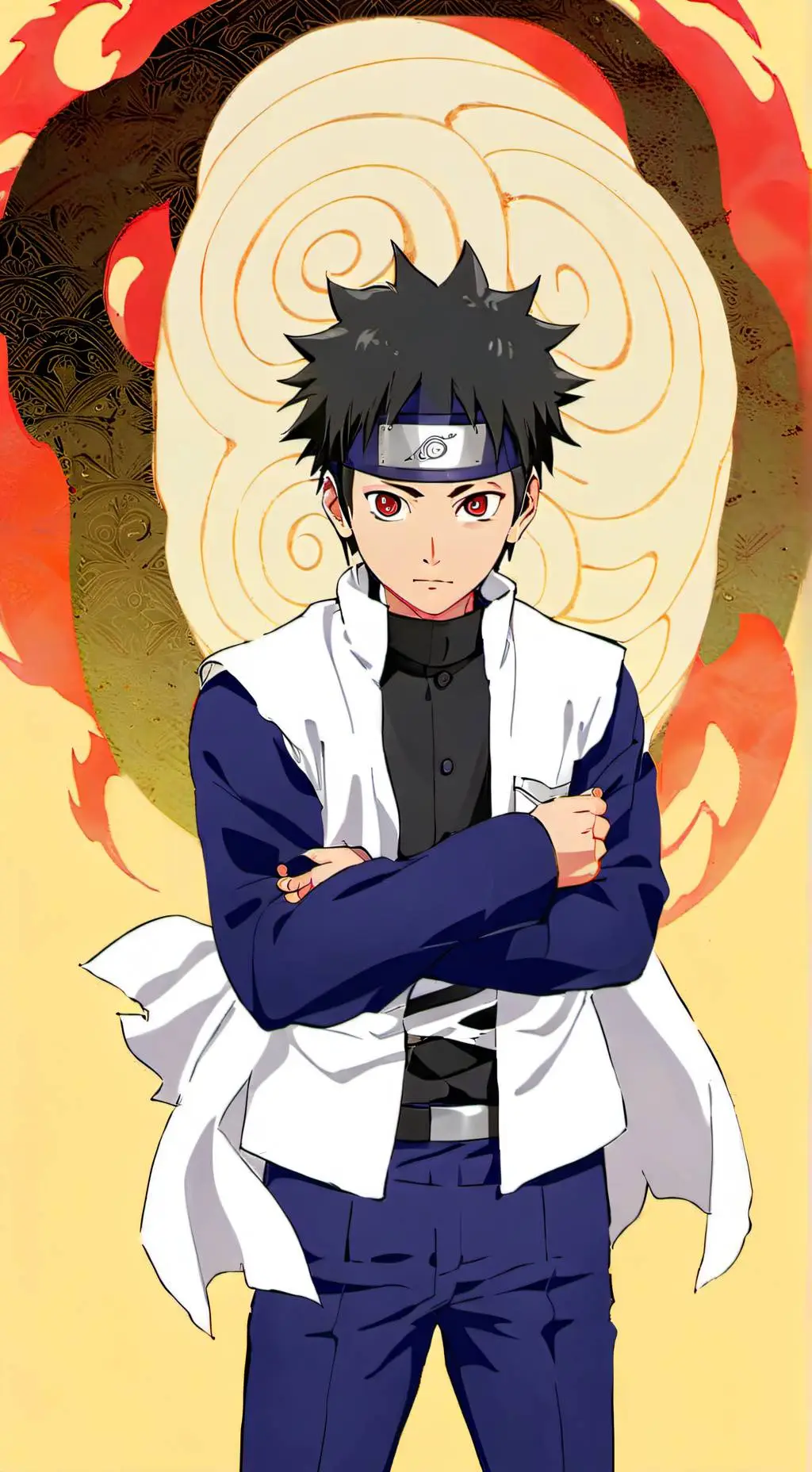 ai character: obito uchiha  background
