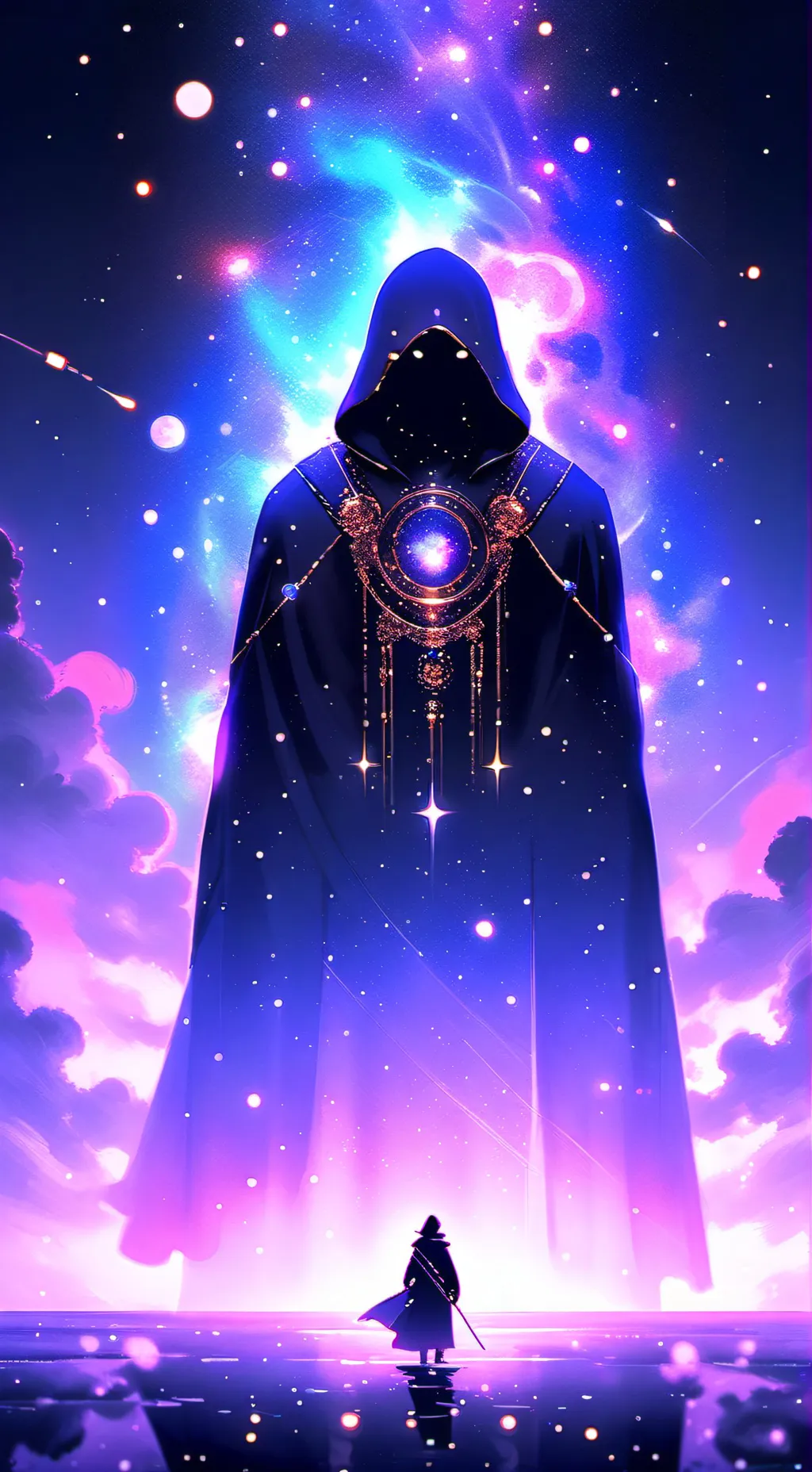 ai character: 🌌Galaxia🌌 background