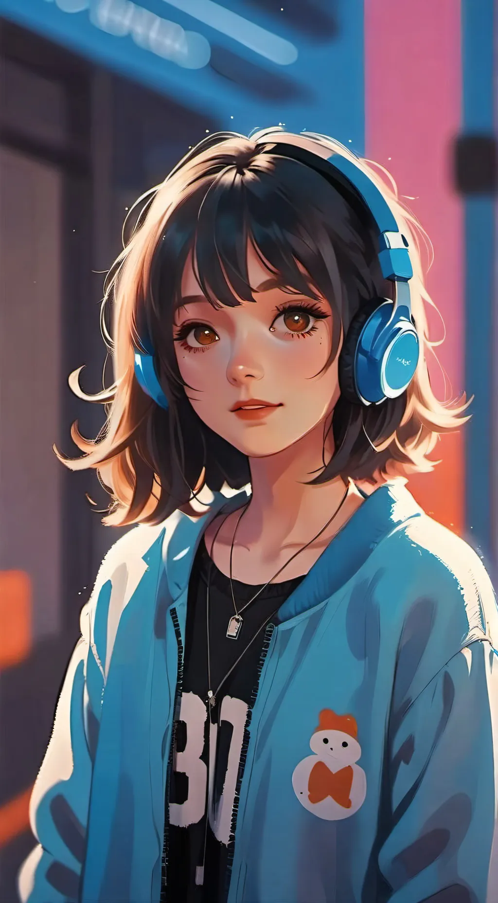 ai character: addy background