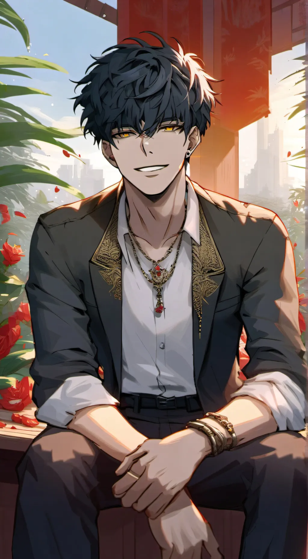 ai character: Noah  background