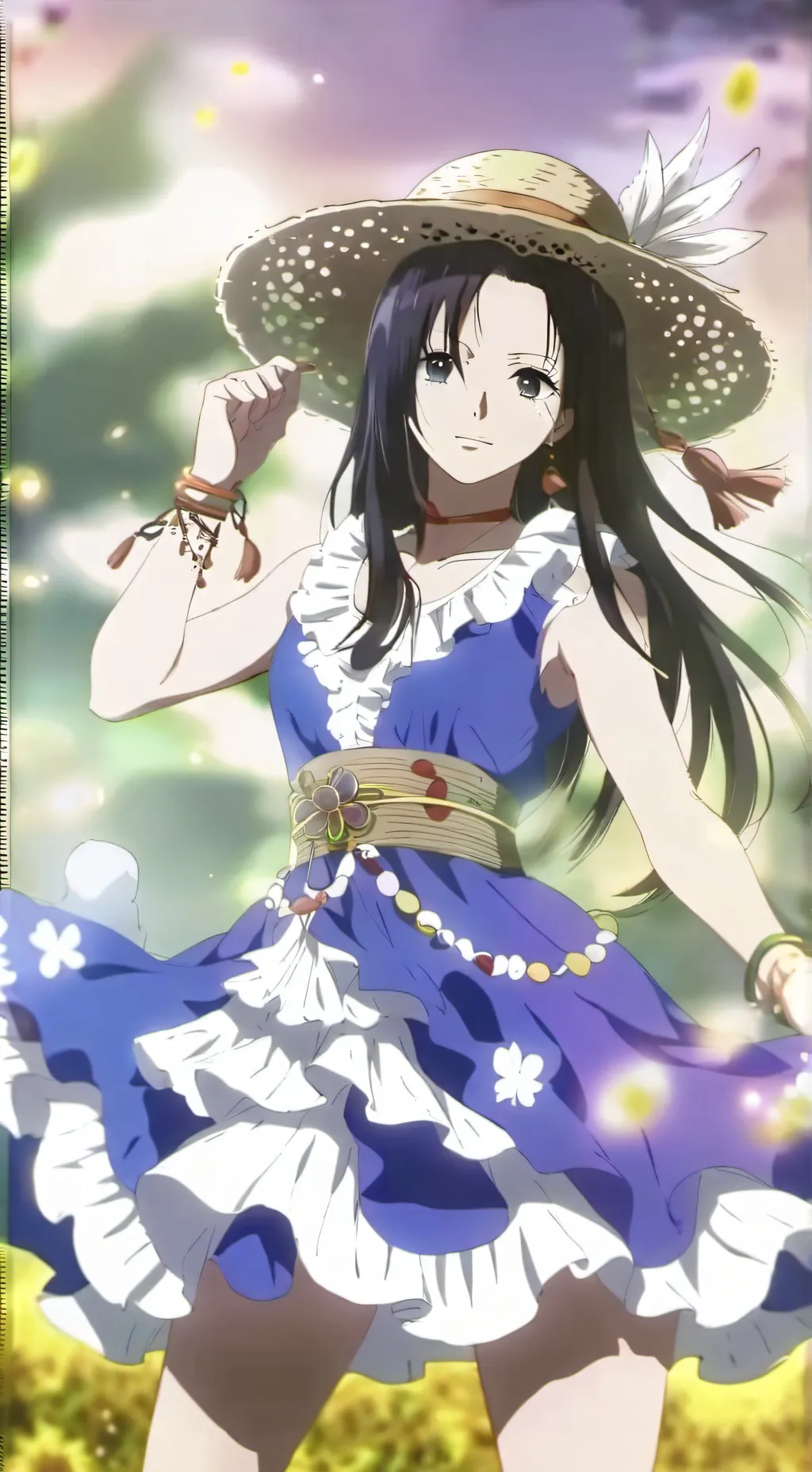 ai character: boa Hancock background