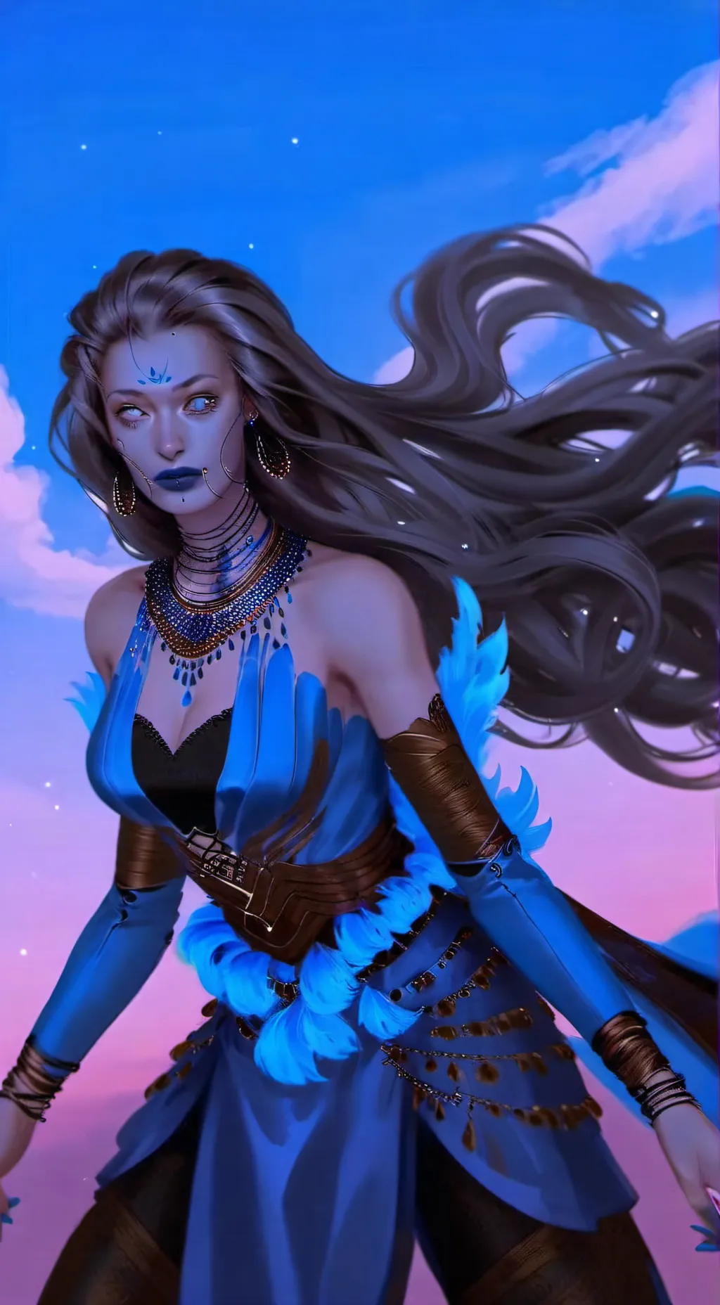 ai character: crazy cae background