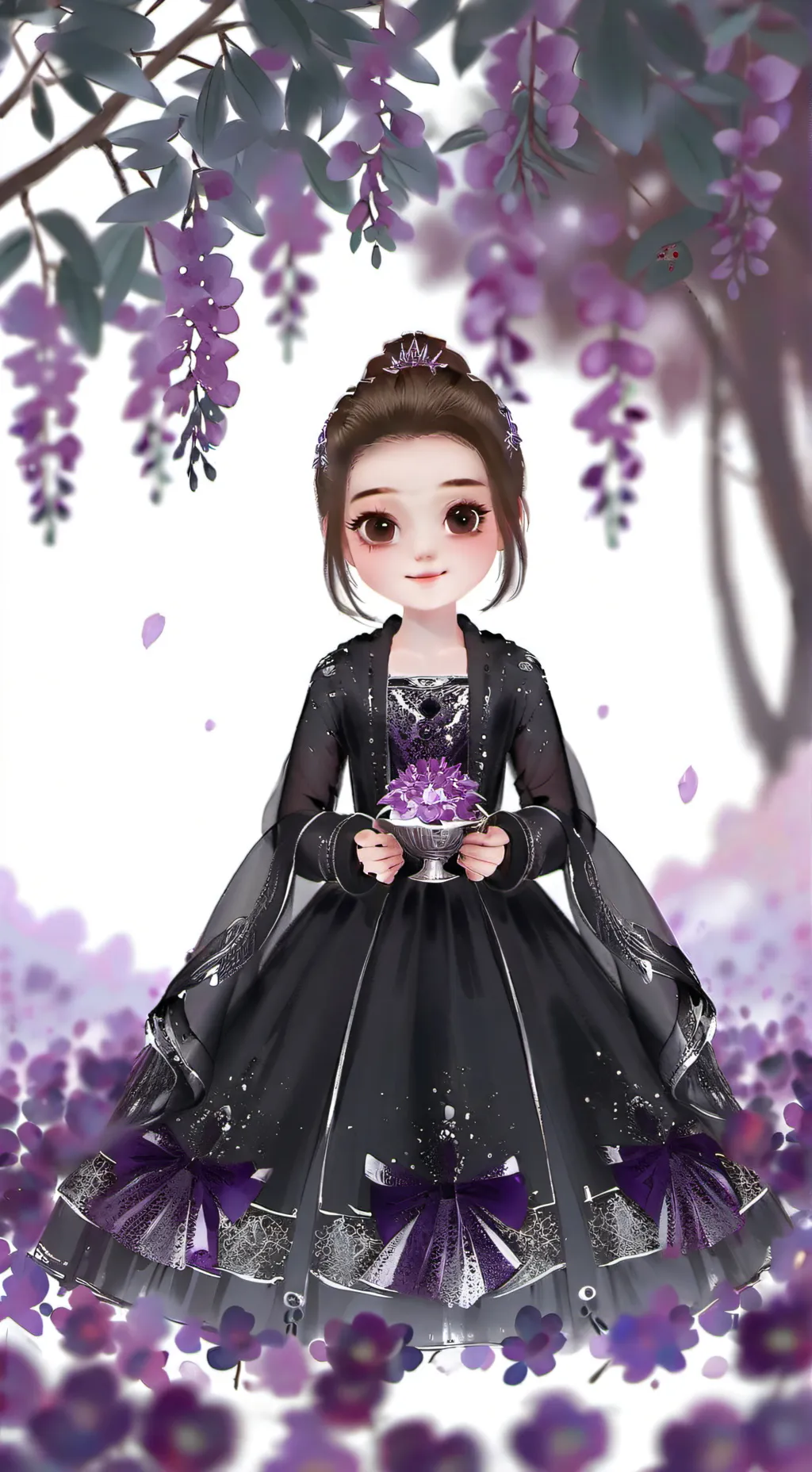ai character: Mina  background