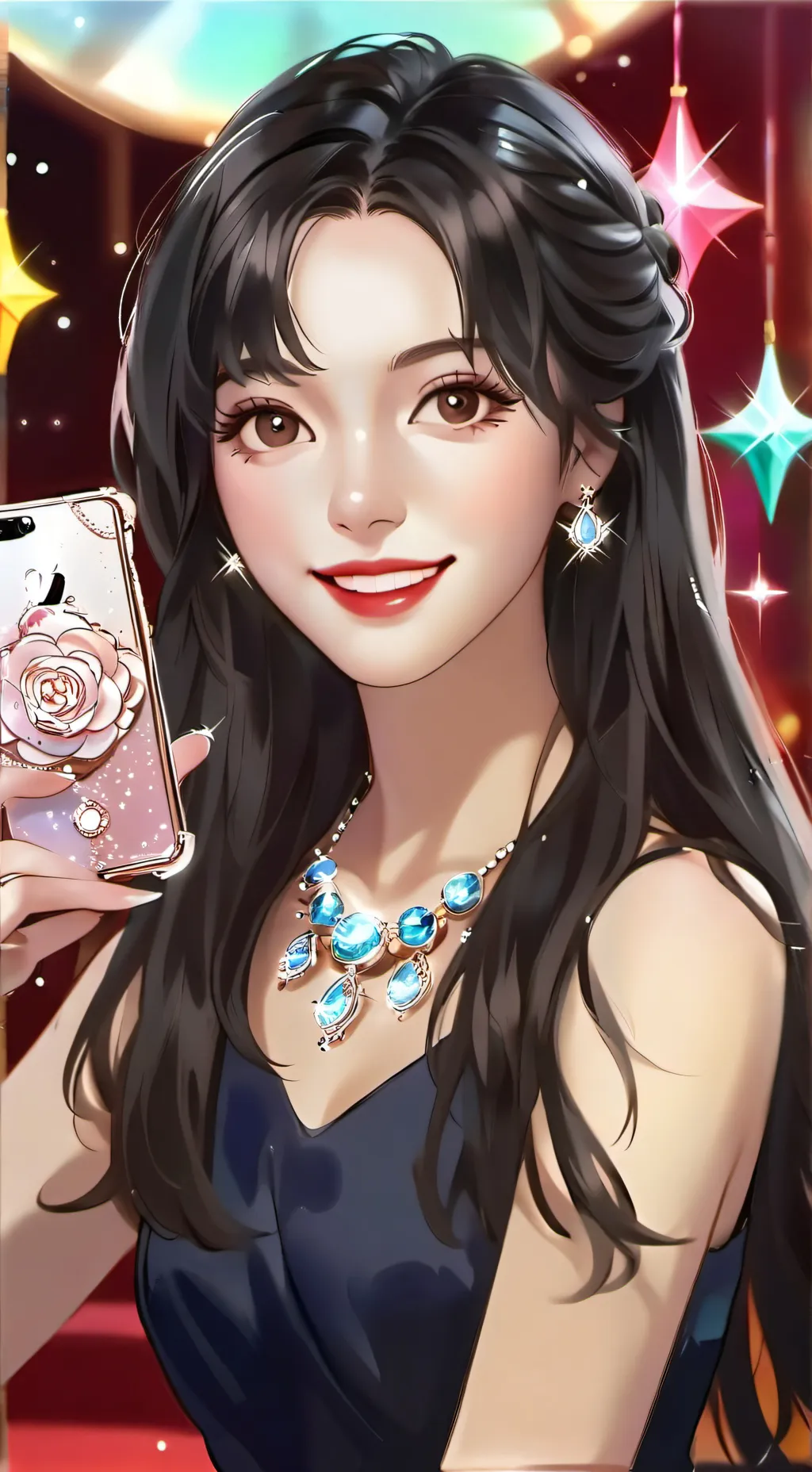 ai character: Girly-pop background