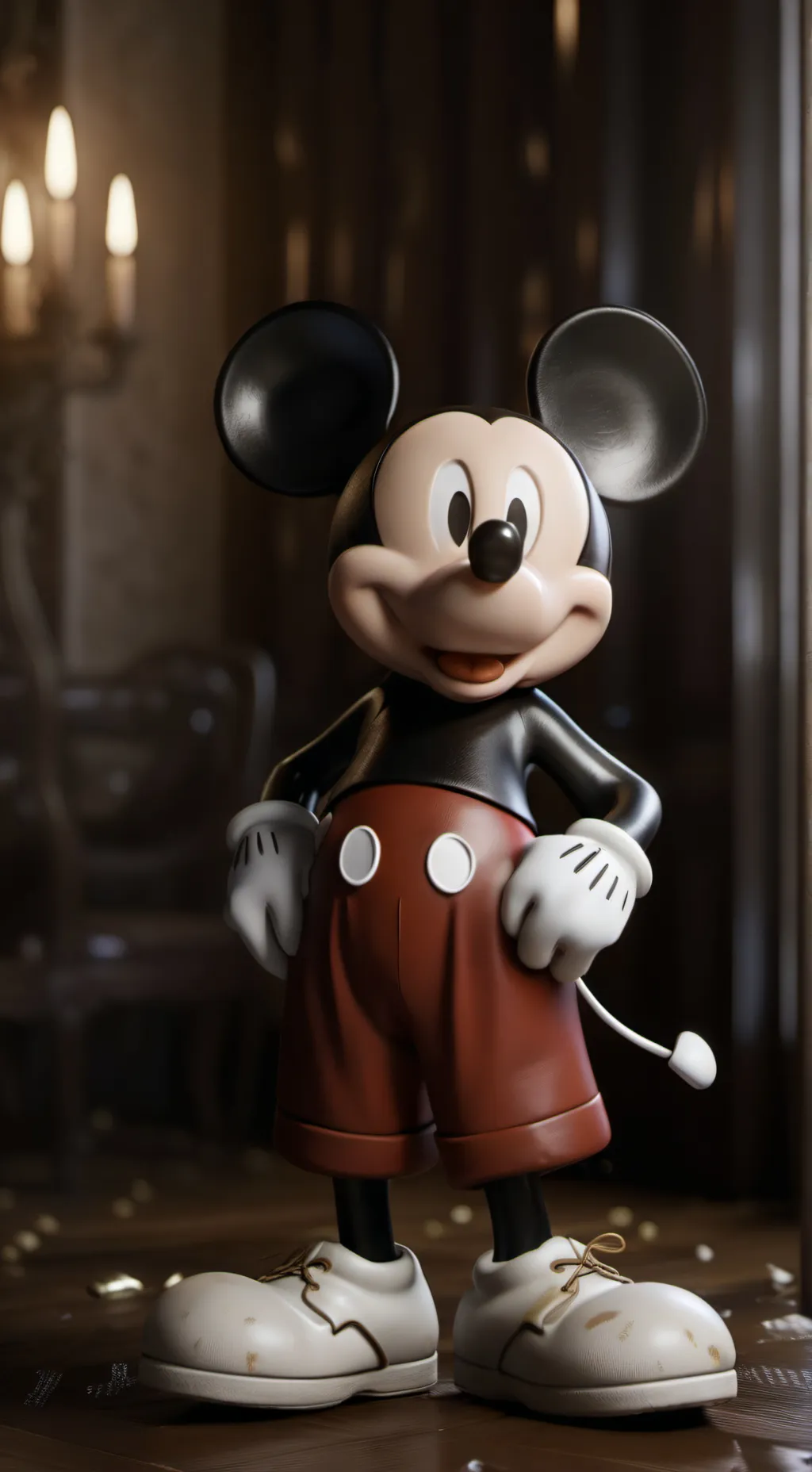 ai character: Mickey mouse  background