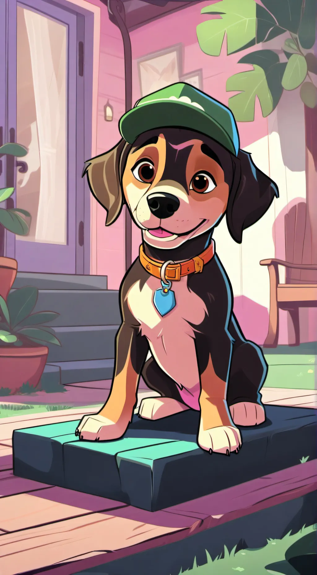ai character: cachorrinho background