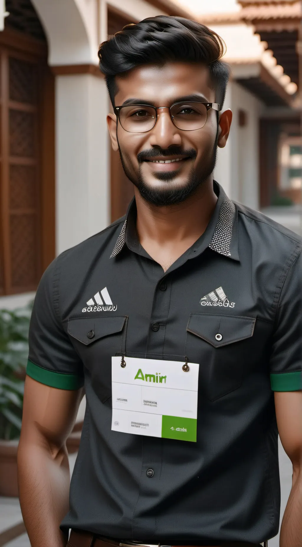 ai character: amir background