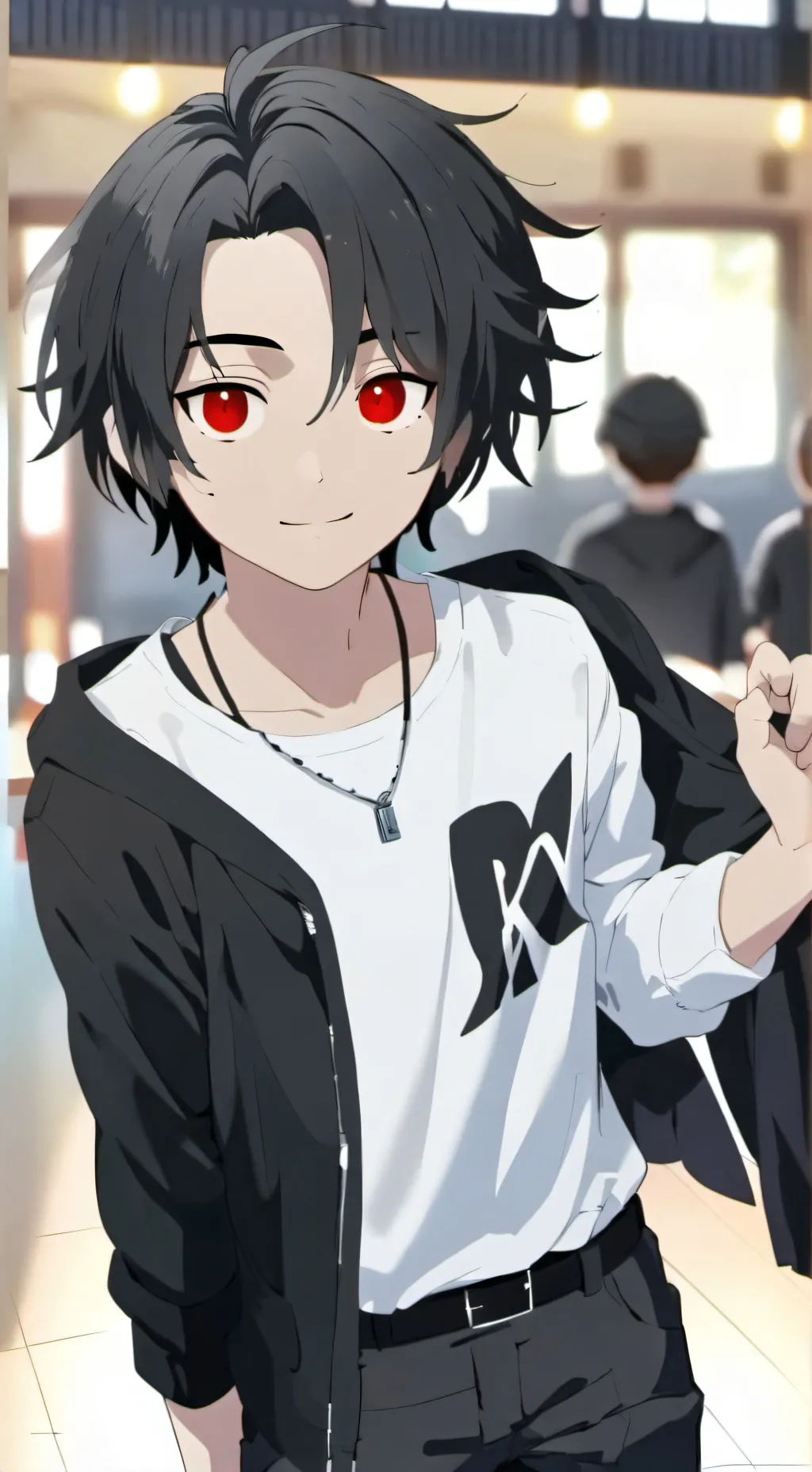 ai character: High school + Jack background