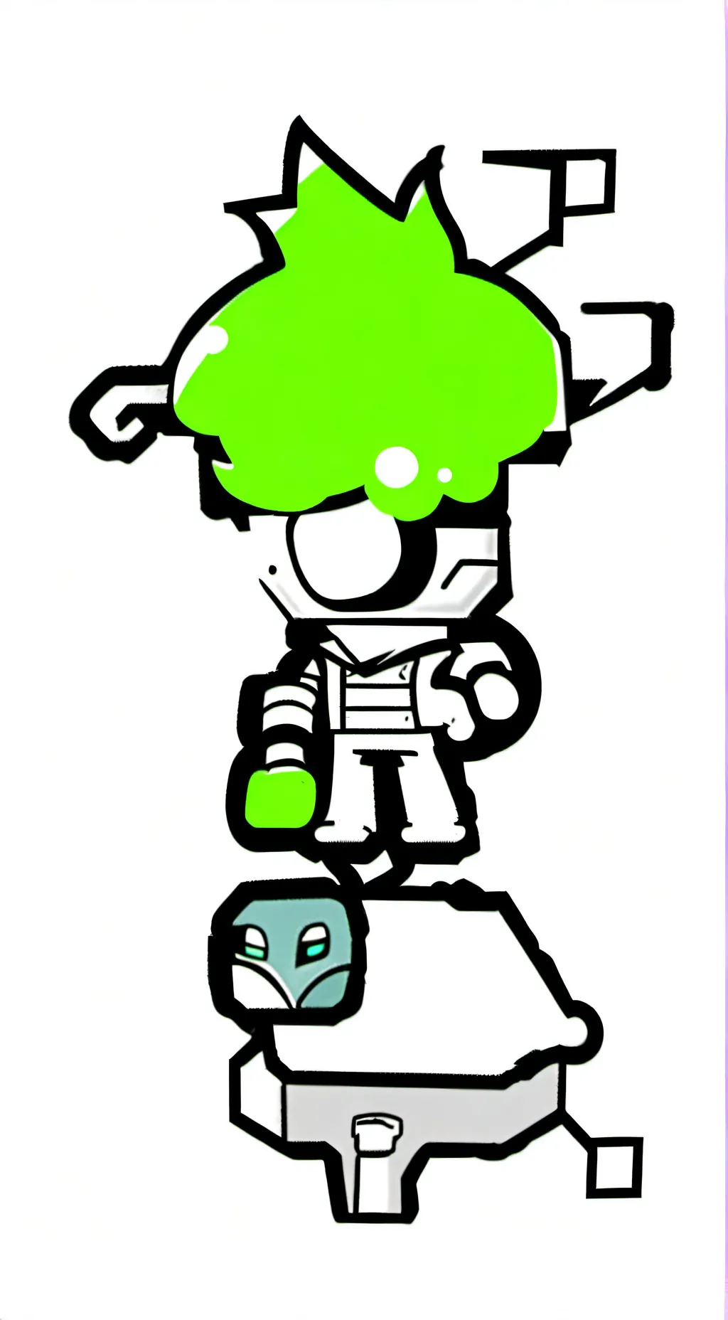 ai character: vee background