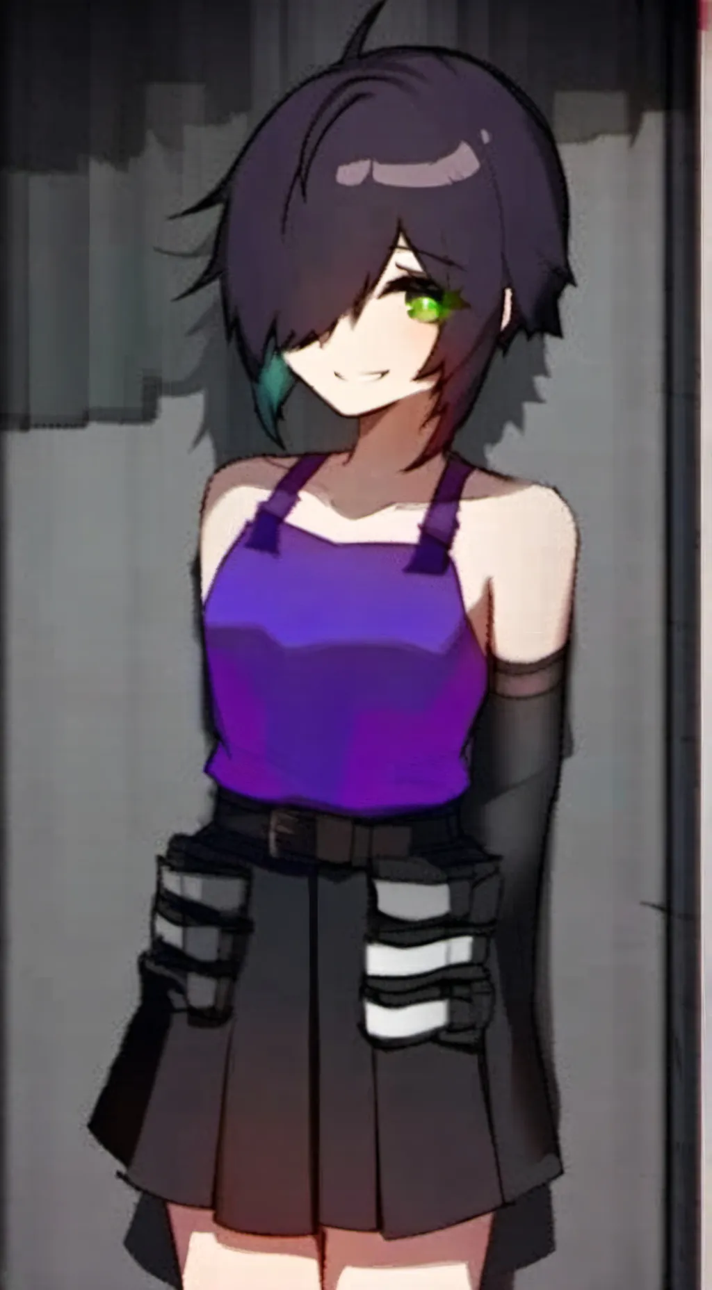 ai character: Grape  background